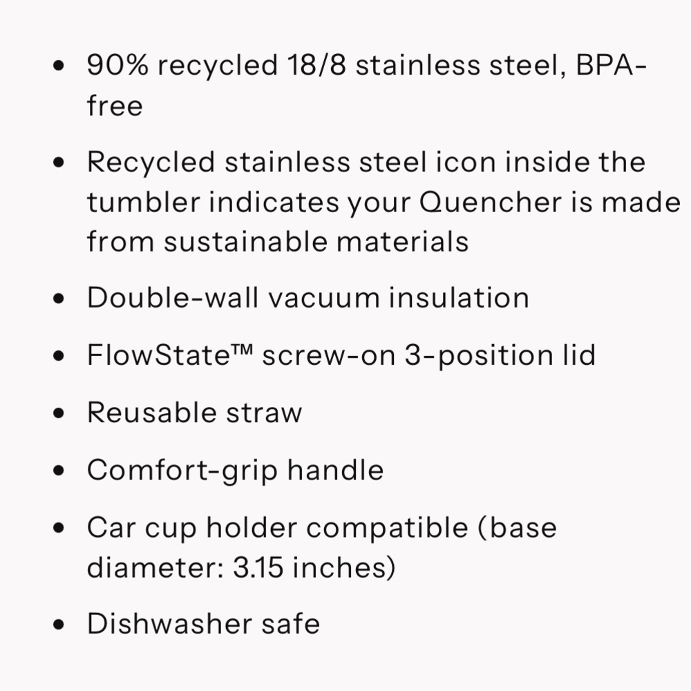 🆕 Stanley 30oz Quencher H2.0 Tumbler in Glacier - Picture 9 of 10